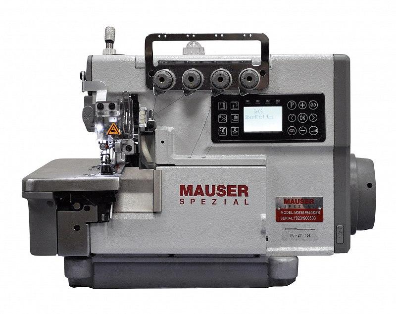 Промышленная автоматическая краеобметочная машина оверлок Mauzer Spezial MO6151-PE4-353B16